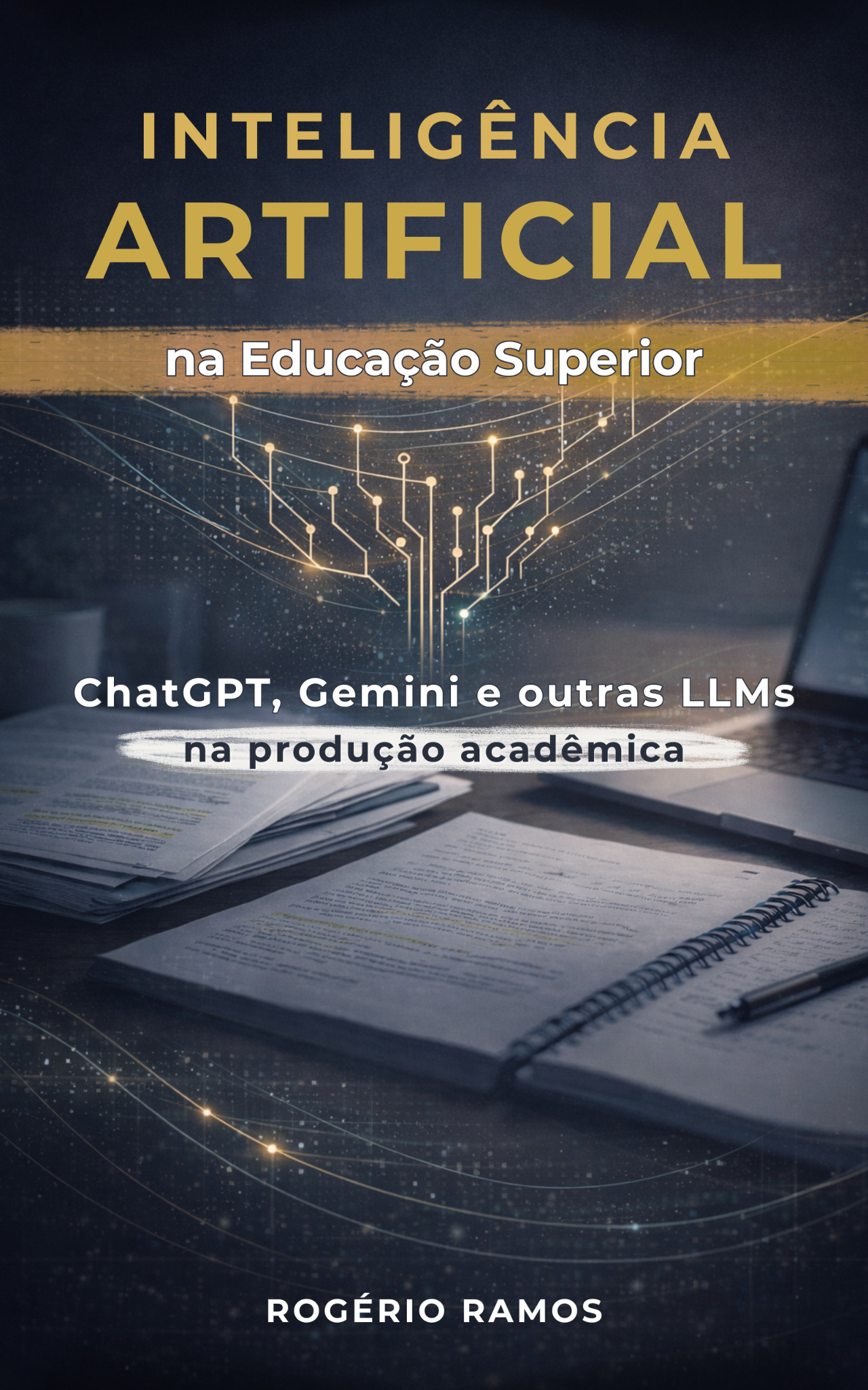 Capa do livro Inteligência Artificial na Educação Superior