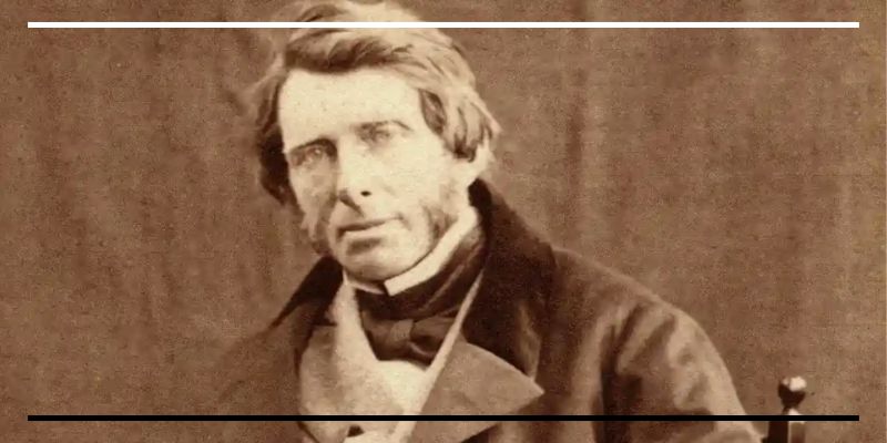 Escritor, crítico de arte e reformador social inglês John Ruskin (1819-1900)