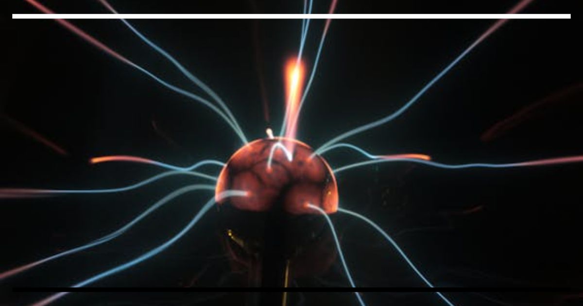 Descargas elétricas simbolizando o galvanismo no século XIX, tema central de Frankenstein de Mary Shelley.