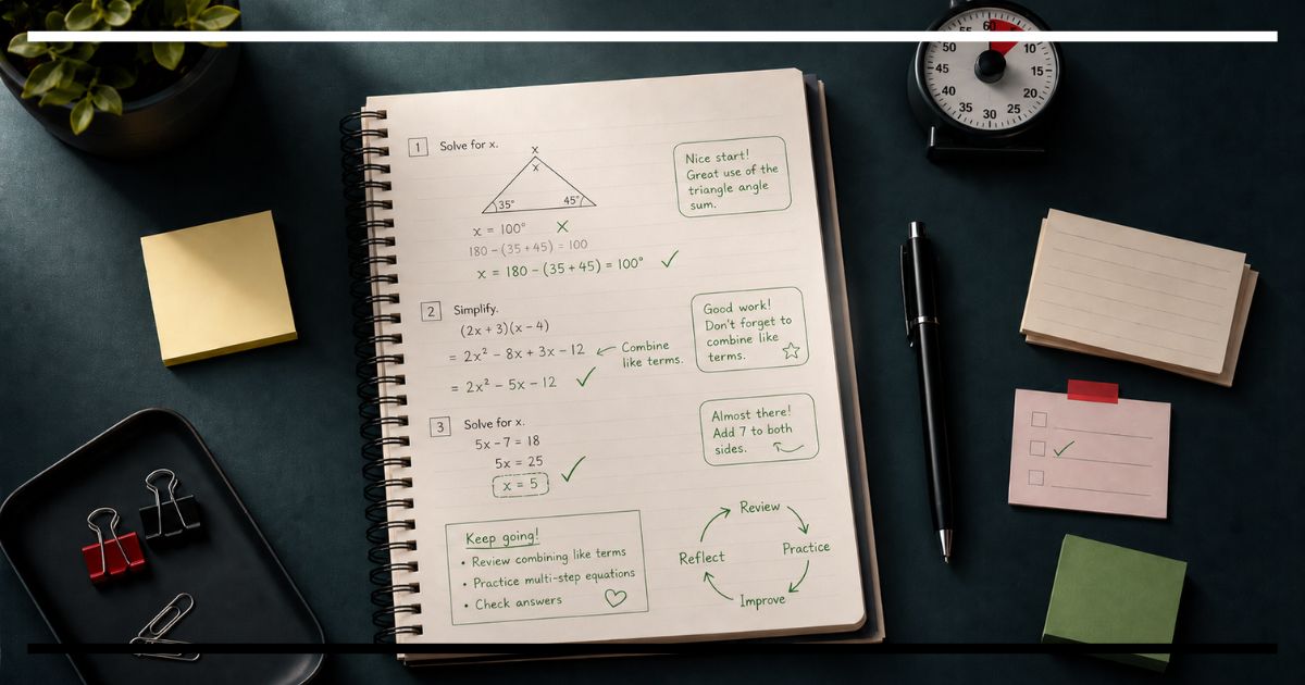 Feedback nos estudos: como usar correções para aprender melhor