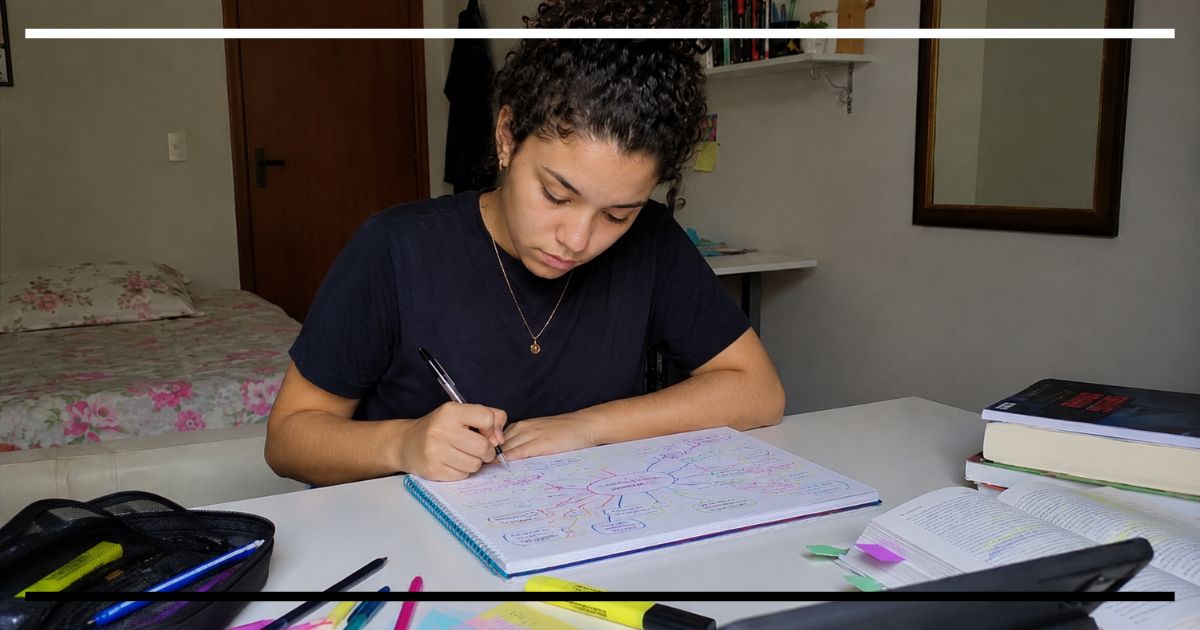 Mapa mental nos estudos: quando ajuda e quando atrapalha